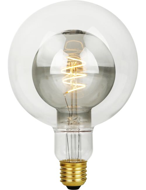 SPL LIGHTING L663147003 | LED E27 FLEX DOUBLE GLOBE G125X180 470LM 5.5W 822 AC CLEAR/SMOKE DIM