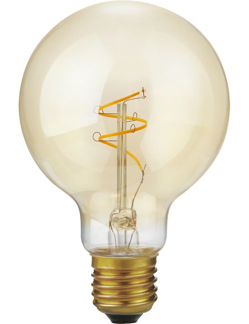 SPL LIGHTING LS278025022 | LED E27 SLIM FLEX FILA GLOBE G80X120 250LM 2.9W 922 AC GOLD DIM