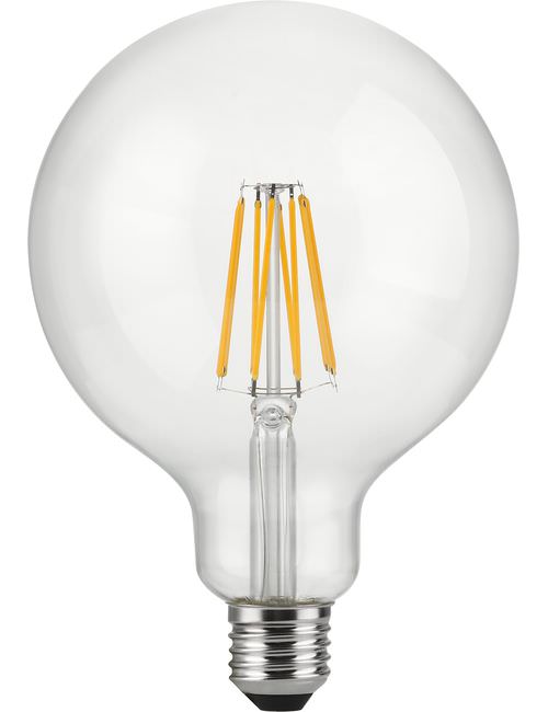 SPL LIGHTING LX023827202 | LED E27 FILAMENT GLOBE G125X180MM 230V 1250LM 12W 2500K 925 360° AC CLEAR DIMMABLE