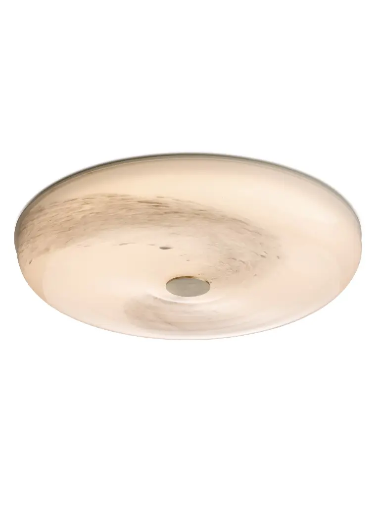HALO DESIGN 745852 | STOCKHOLM Ø30 PLAFOND MARBLE GREY 2700K 18W DIMMABLE, 3 STEP IP44