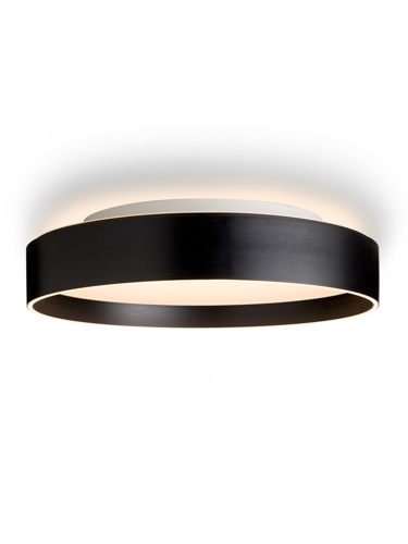 HALO DESIGN 746422 | UNIVERSAL 3 LITE PLAFOND Ø50/ 40+15W BLACK 2700K 55W DIMMABLE, 3 STEP IP20