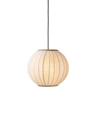 HALO DESIGN 749256 | BALLOON PENDANT Ø40 LINEN WHITE 40W DIMMABLE IP20