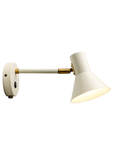 HALO DESIGN 747443 | STYLE WALL E27 CREME/ ANTIQUE 25W DIMMABLE IP20