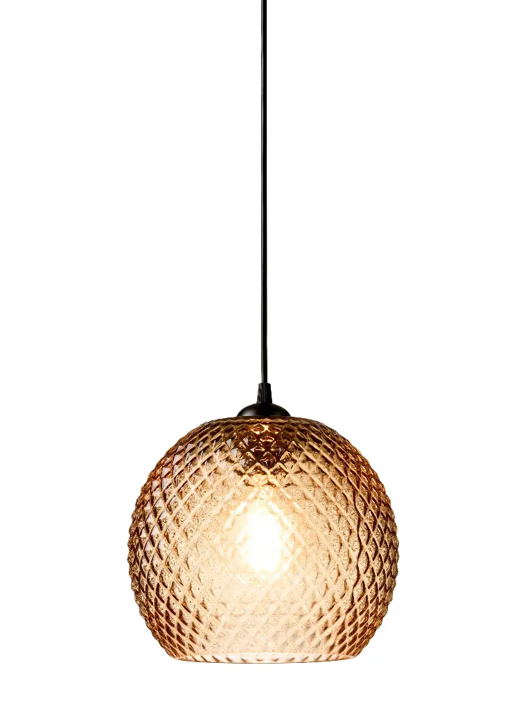 HALO DESIGN 718368 | NOBB BALL PENDANT Ø22 - AMBER 40W DIMMABLE IP20