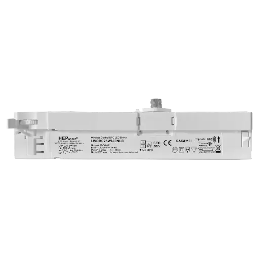 [HEP-11001000015] HEP 11001000015 | TRACK ADAPTER DIMMABLE LWCBC25W600NLR-W (CASAMBI)