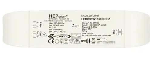 [HEP-11002000061] HEP 11002000061 | LED DRIVER CC DIMMABLE LEDC30W1050NLR-Z (DALI-2 DT6)