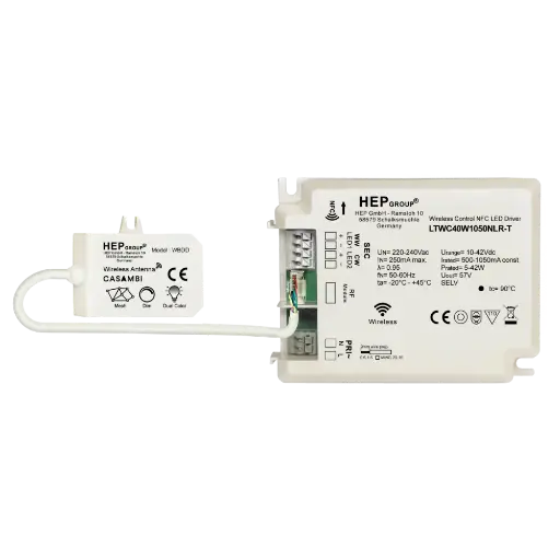 [HEP-11002000261] HEP 11002000261 | LED DRIVER CC DIMMABLE LTWC40W1050NLR-T INCL. RF-MODULE (CASAMBI TUNABLE WHITE)