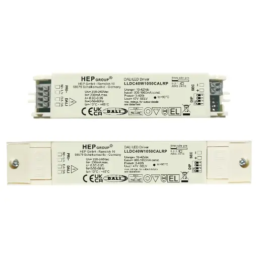 [HEP-11002000267] HEP 11002000267 | LED DRIVER CC DIMMABLE LLDC40W1050CALRP (DALI-2 DT6)