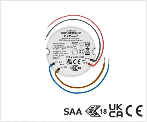 [HEP-11003000019] HEP 11003000019 | LED DRIVER CC G5R15W350LRP (NOT DIMMABLE)