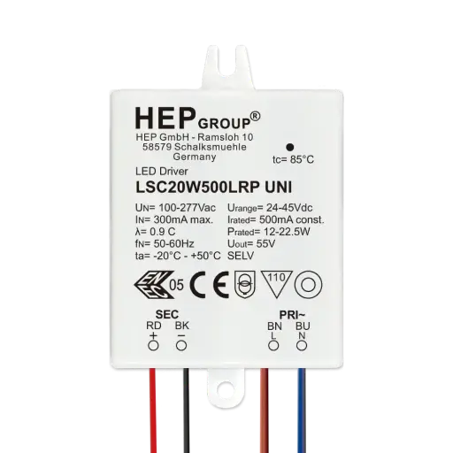 [HEP-11003000101] HEP 11003000101 | LED DRIVER CC LSC20W500LRP UNI (NOT DIMMABLE)