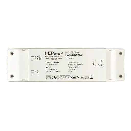 [HEP-11004000009] HEP 11004000009 | LED DRIVER CV DIMMABLE LADV60W24-Z (DALI-2 DT6 - TOUCHDIM)