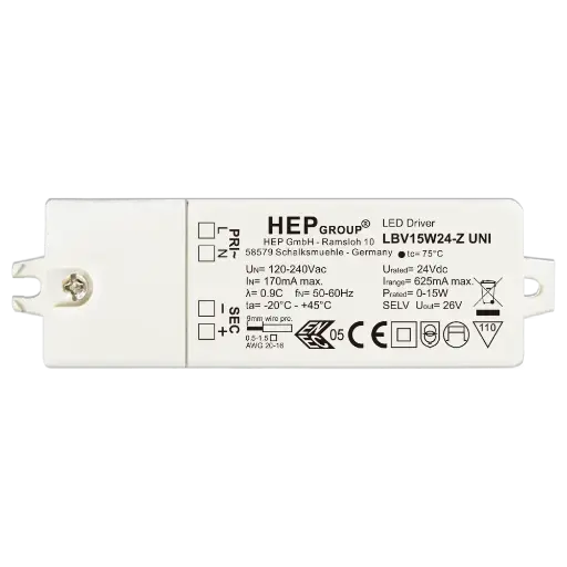 [HEP-11005000010] HEP 11005000010 | LED DRIVER CV LBV15W12-Z UNI (NOT DIMMABLE)