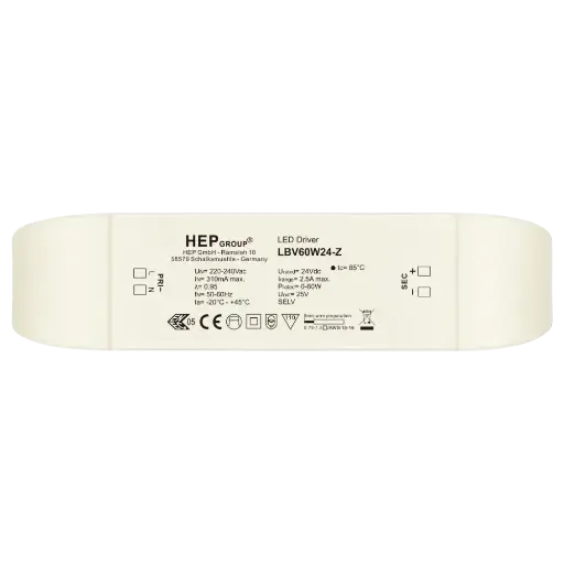 [HEP-11005000018] HEP 11005000018 | LED DRIVER CV 60W 24V LBV60W24-Z (NOT DIMMABLE)