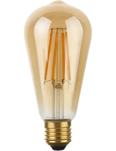 [SPL-LX276464005-1] SPL LIGHTING LX276464005-1 | LED E27 FILA RUSTIKA ST64X140 230V 640LM 8W 922 AC GOLD DIM