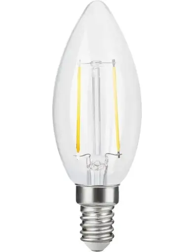 [SPL-LT149125002] SPL LIGHTING LT149125002 | LED E14 FILA CANDLE C35X100 230V 250LM 2.5W 925 AC CLEAR DIM