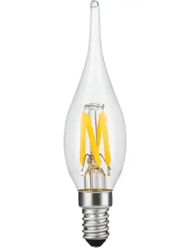 [SPL-LX102322802] SPL LIGHTING LX102322802 | LED E10 FILA MINI TIP CANDLE C23X90 230V 100LM 1.5W 925 AC CLEAR N-DIM