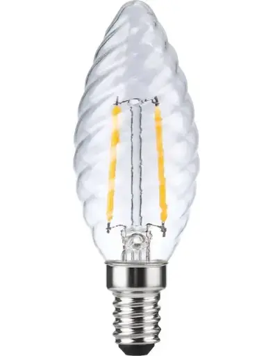 [SPL-LX023810402] SPL LIGHTING LX023810402 | LED E14 FILA TWISTED CANDLE C35X100 230V 150LM 2W 925 AC CLEAR DIM