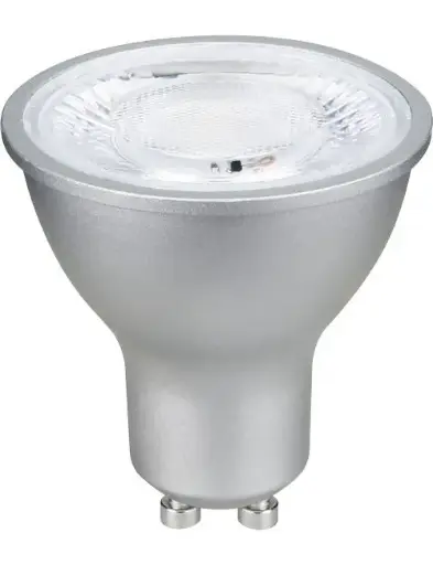 [SPL-L641751930] SPL LIGHTING L641751930 | LED GU10 50X55 230V 580LM 6W 930 40° AC SILVER DIM