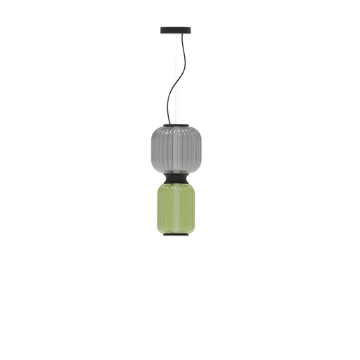 [ROB-10744] ROBIN 10744 | GREENBERRY PENDANT - GREEN & GREY