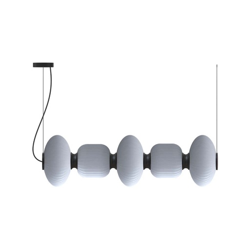 [ROB-10898] ROBIN 10898 | WHITEBERRIES PENDANT GLOW QUINTED - MATTE BLACK