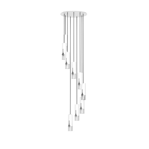 [ROB-11062] ROBIN 11062 | BISEL PENDANT CHANDELIER - MATTE WHITE