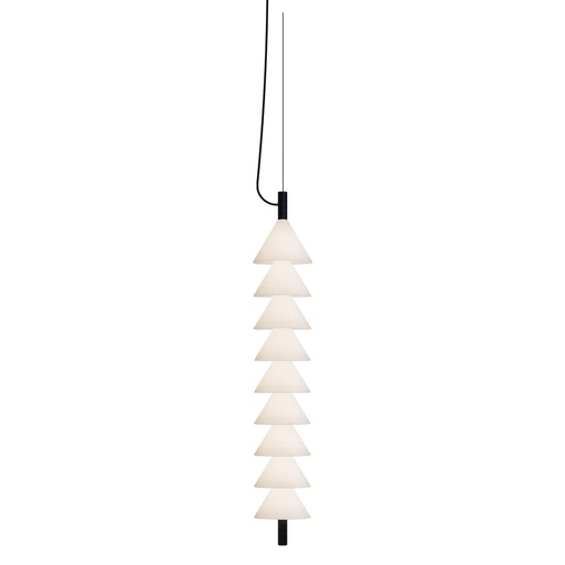 [ROB-11215] ROBIN 11215 | BOGA PENDANT VERTICAL UP - MATTE BLACK