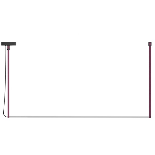 [ROB-09625] ROBIN 09625 | RENÉ PENDANT HORIZONTAL MONO 160 - BURGUNDY