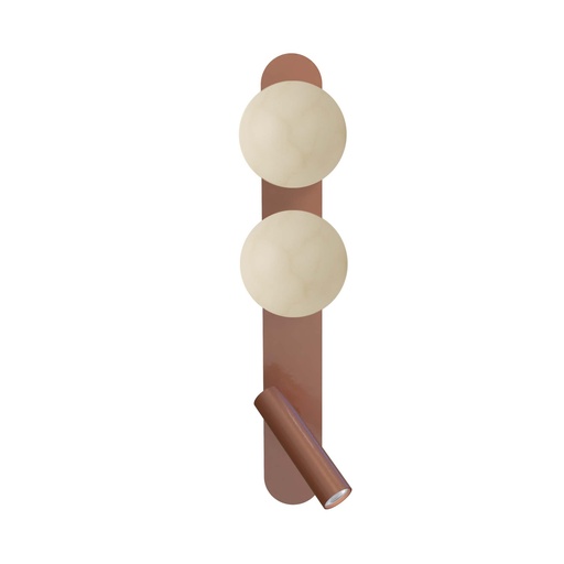 [ROB-10614] ROBIN 10614 | BUBBLE WALL ALABASTER - COPPER