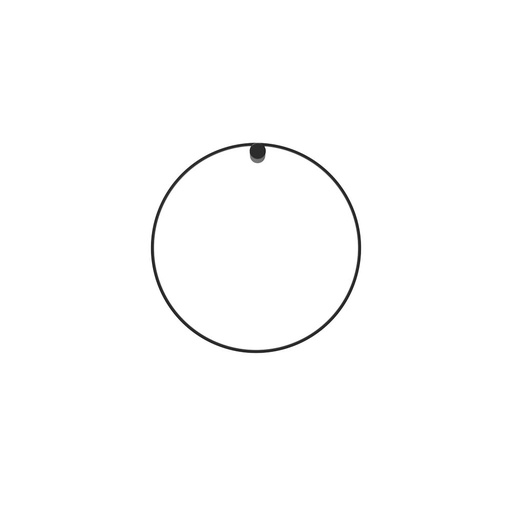 [ROB-09649] ROBIN 09649 | RAMONA WALL - MATTE BLACK