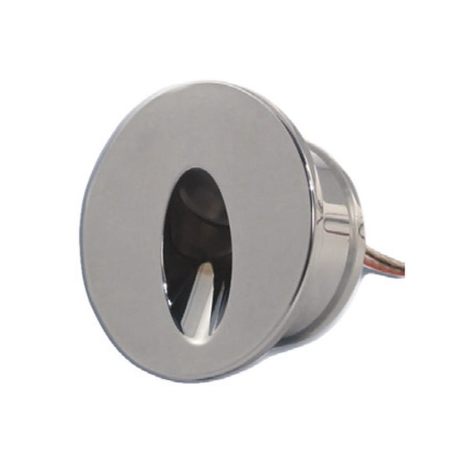 [DAY-570036.00A] DAYLIGHT 570036.00A | SPOT LED VIRGOLA TONDO ALLUMINIO ANOD.