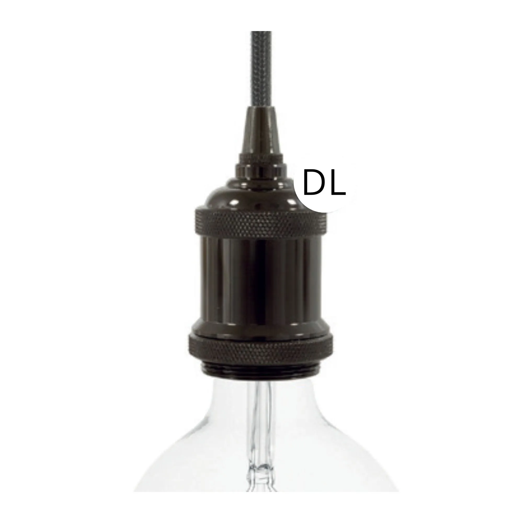 [DAY-PL27VINNERP] DAYLIGHT PL27VINNERP | PORTALAMPADA VINTAGE NERO PERLA