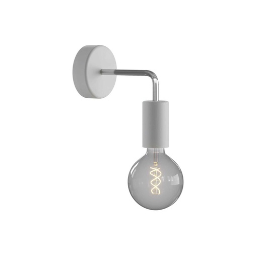 [DAY-APE2GG] DAYLIGHT APE2GG | LAMPADA ESTENSIONE L PARETE+PORTALAMPADA E27 SILICONE IP65 GRIGIO GHIACCIO