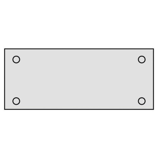 [DAY-RO3980030] DAYLIGHT RO3980030 | ROSONE METALLO MULTIPLO RETT 800X270MM 4-9 LAMP BLACK