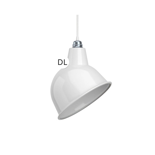 [DAY-PAM20VBL] DAYLIGHT PAM20VBL | PARALUME E27 IN METALLO DIREZIONALE EST. WHITE INT. WHITE