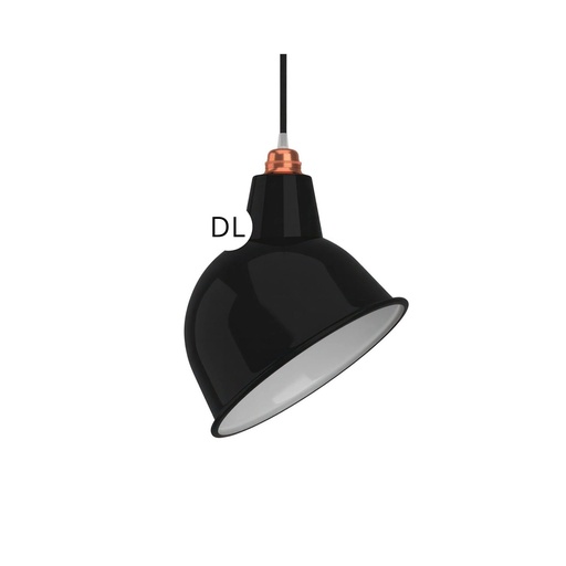 [DAY-PAM20VNL] DAYLIGHT PAM20VNL | PARALUME E27 IN METALLO DIREZIONALE EST. BLACK INT. WHITE