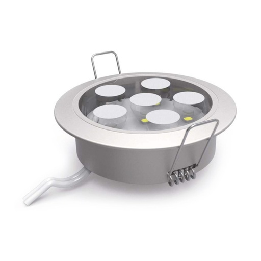[DAY-570009.00A] DAYLIGHT 570009.00A | DOWNLIGHT LED D60 24VDC 3W 3K IP44+0,5M CAB.+MOLEX42021-17MIC OXY GREY
