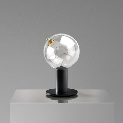[DAY-810196.00A] DAYLIGHT 810196.00A | PUNTO LUCE TAVOLO 120 BLACK SATELLITE 2700K ORO