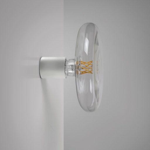 [DAY-810330.00A] DAYLIGHT 810330.00A | APPLIQUE PORTALAMPADA WHITE E27 DASH D170 CLEAR