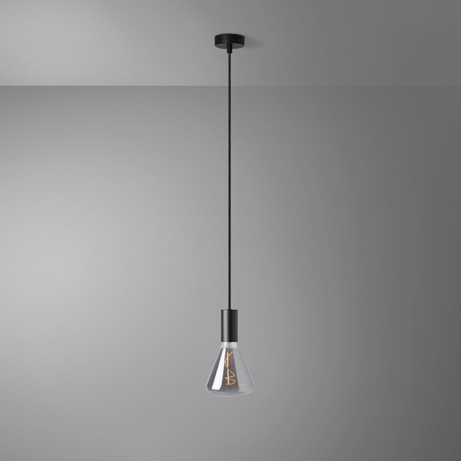 [DAY-810265.00A] DAYLIGHT 810265.00A | ELBA PENDEL CRI BLACK CONE 140X200 SMOKY