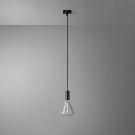 [DAY-810263.00A] DAYLIGHT 810263.00A | ELBA PENDEL CRI BLACK CONE 140X200 CLEAR