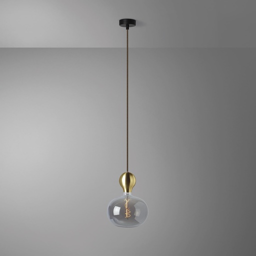 [DAY-810238.00A] DAYLIGHT 810238.00A | ELBA PENDEL BALL OTT ELLIPSE 220X235 SMOKY