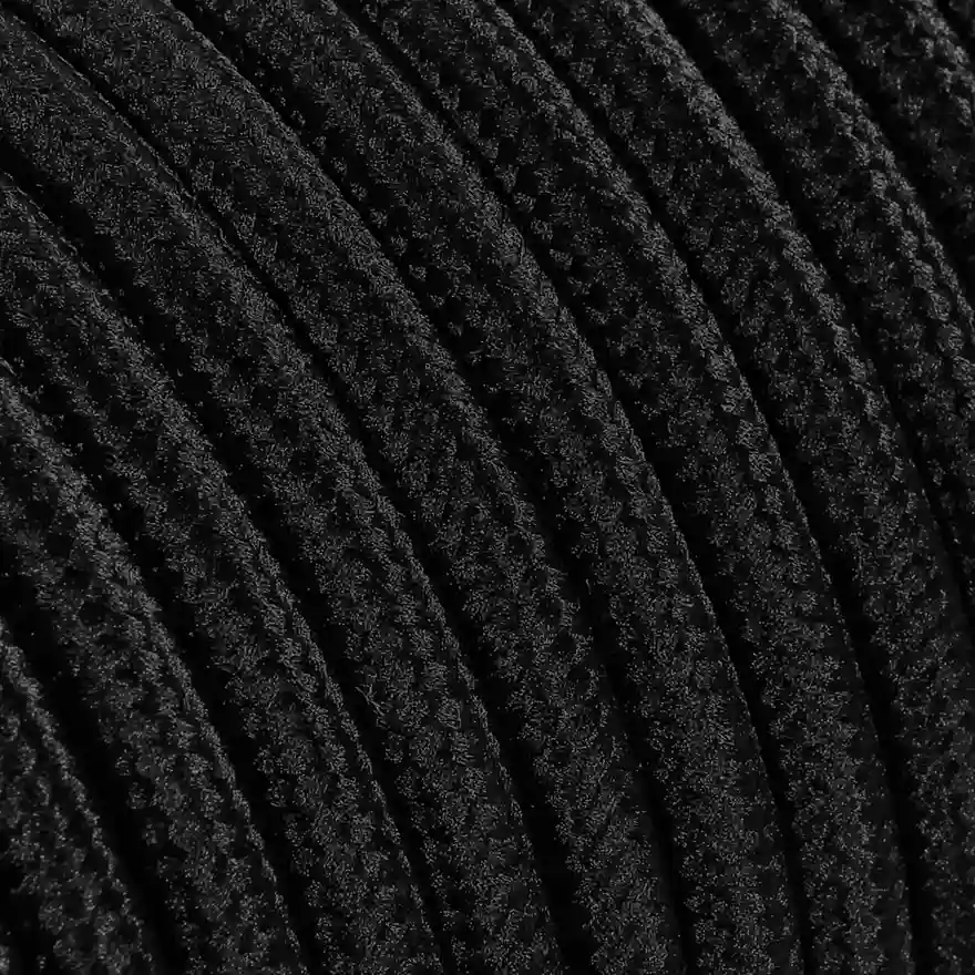 [DAY-TO62/2/50] DAYLIGHT TO62/2/50 | CABLE TONDO BLACK RM04-TO62 SETA 2X0,75 50M BOBINA