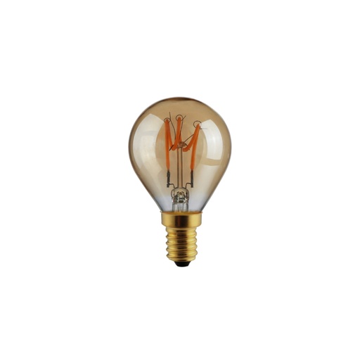 [DAY-700148.0DA] DAYLIGHT 700148.0DA | LED DL VINT FIL TM G45 220/240V 3W GOLD 1800K LOOP DIM BASIC