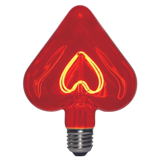 [DAY-700183.0DA] DAYLIGHT 700183.0DA | LED DL VINT FIL HEART 220/240V 5W RED 2000K HART FILAMENT DIM
