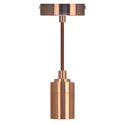[DAY-800009.00A] DAYLIGHT 800009.00A | PENDEL LUXURY ELEGANCE KIT BRUSHED COPPER E27 1,5M CABLE WHISKEY