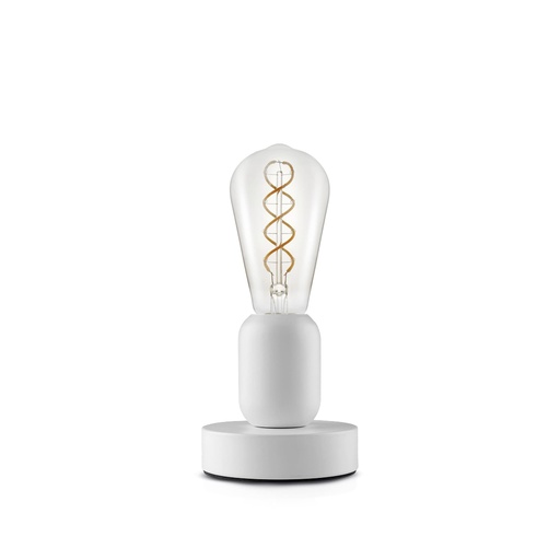 [DAY-810179.00A] DAYLIGHT 810179.00A | MAGOO BATTERIA WHITE E27 5VDC ST64 GOLD