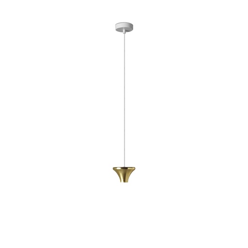 [DAY-800031.00A] DAYLIGHT 800031.00A | ELBA PENDEL BEL OTT E27 ROSONE WHITE CABLE WHITE 1,5M