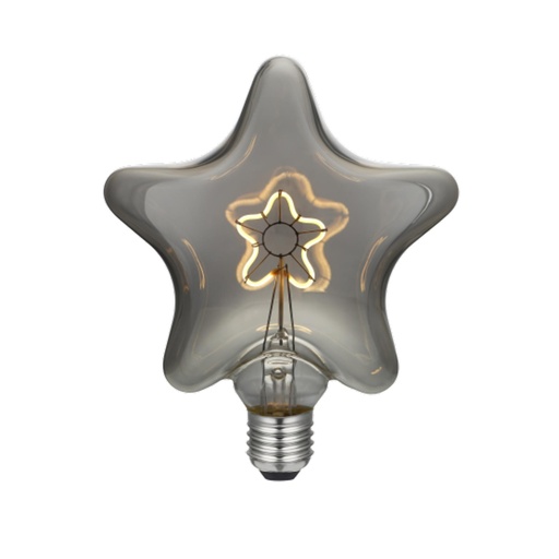[DAY-700259.00A] DAYLIGHT 700259.00A | LED DL VINT FIL STAR 220/240V 3W SMOKY GREY 2000K STAR FILAMENT DIM