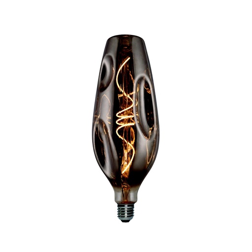 [DAY-700237.00L] DAYLIGHT 700237.00L | LED DL VINT FIL BOTTLE BUMPED 220/240V 5W SMOKY GREY 2000K SPIRAL DIM