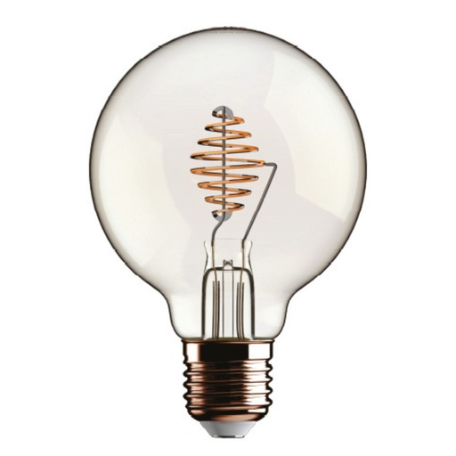 [DAY-700732.00A] DAYLIGHT 700732.00A | LED FIL SPIRAL BEAUTY GLOBO 95 220/240V 4,5W E27 2700K CLEAR DIM